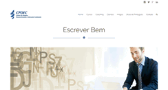 Desktop Screenshot of escreverbem.com.br