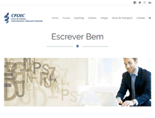 Tablet Screenshot of escreverbem.com.br